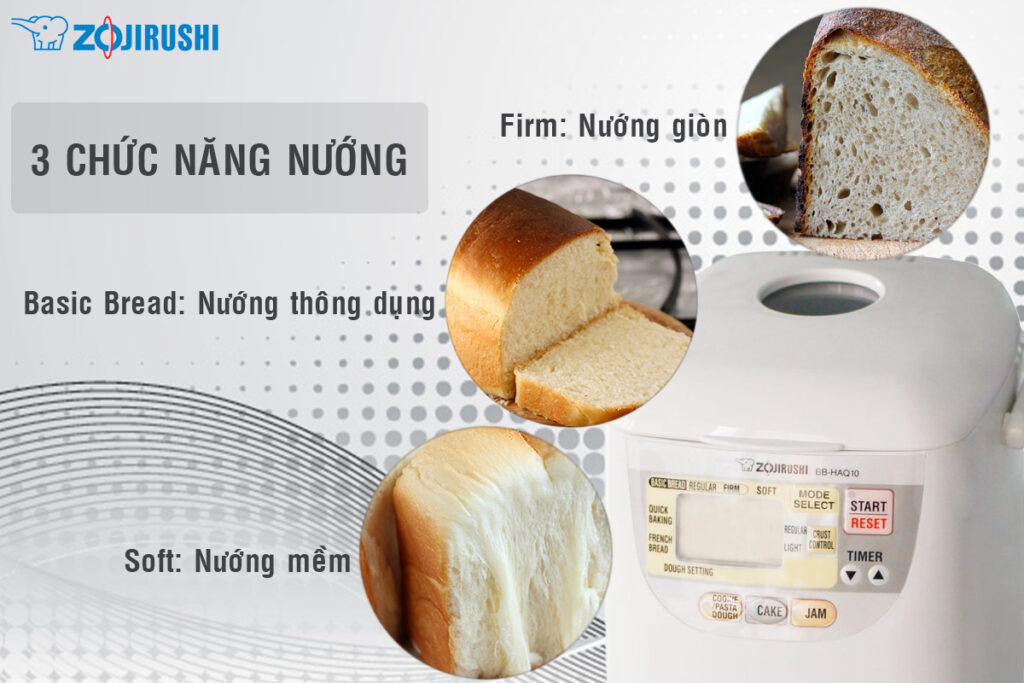 Tính năng máy làm bánh mì Zojirushi BB-HAQ10 - Ảnh 1